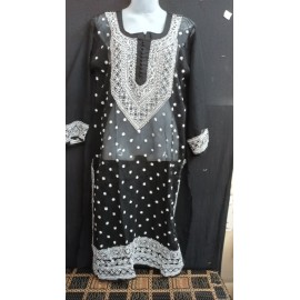 Chikankari keel and Kangan Kurti