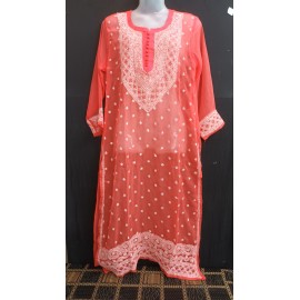 Chikankari keel and Kangan Kurti