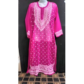 Chikankari keel and Kangan Kurti