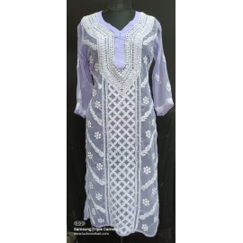  Handwork Flower Keel Jaal Panel Design Kurti,