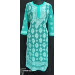 Chikankari Boota Jall Kurti