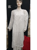 Lucknowikart chikankari Kota angrakha