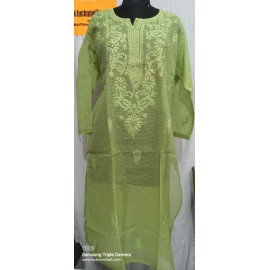 LUCKNOWI HANDCRAFTED KOTA DORIA  Kurti